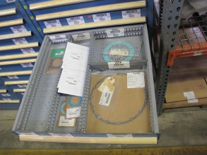 LISTA HEAVY DUTY 10-DRAWER PARTS CABINET W/ CONTENTS (W-50) LOADING & HANDLING FEE $25-